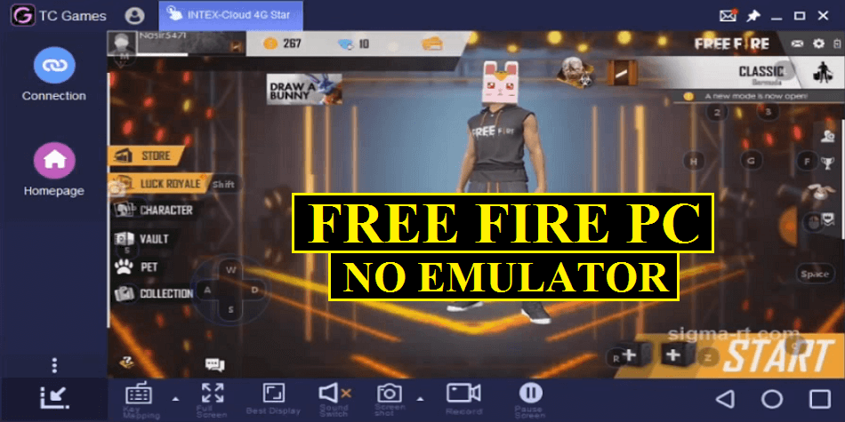 How To Play Free Fire On Pc Without Emulator Mobile Mode Gaming