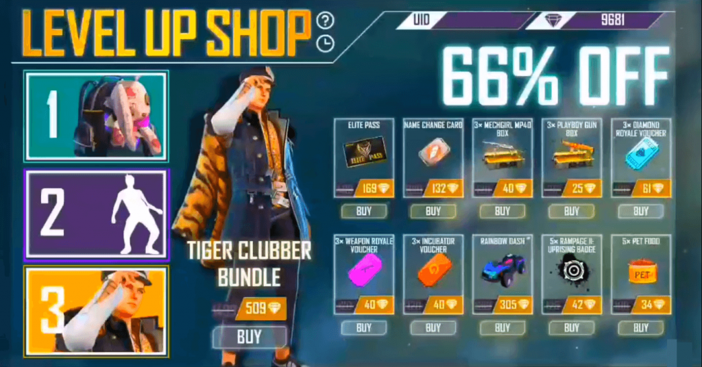 Level up shop free fire spin problem solver