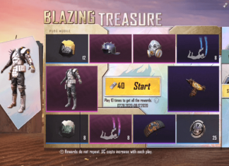 PUBG Mobile: The Blazing Treasure Event Details