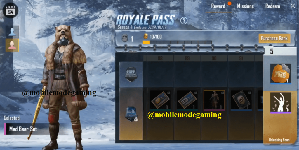 PUBG Mobile All Season Royale Pass (Season 1-14) – Mobile Mode Gaming