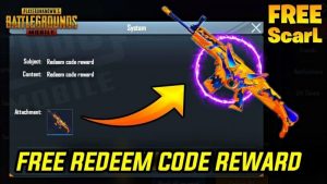 PUBG Mobile : Free SCAR-L skin available for Redeem