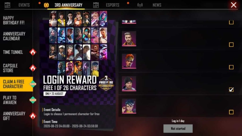 Free Fire 3rd Anniversary: Missions and rewards explained