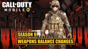 No Weapons To Get Nerfed in Season 9 of Call Of Duty Mobile