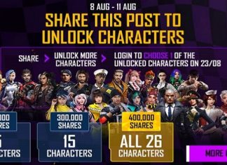 Free Fire: Get Your Favorite Character For Free