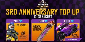 How To Get Mr. Waggor (Penguin) Pet In Free Fire? - 3rd Anniversary Top-Up Event