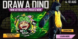 Free Fire Draw A Dino Event: Here Is What To Draw