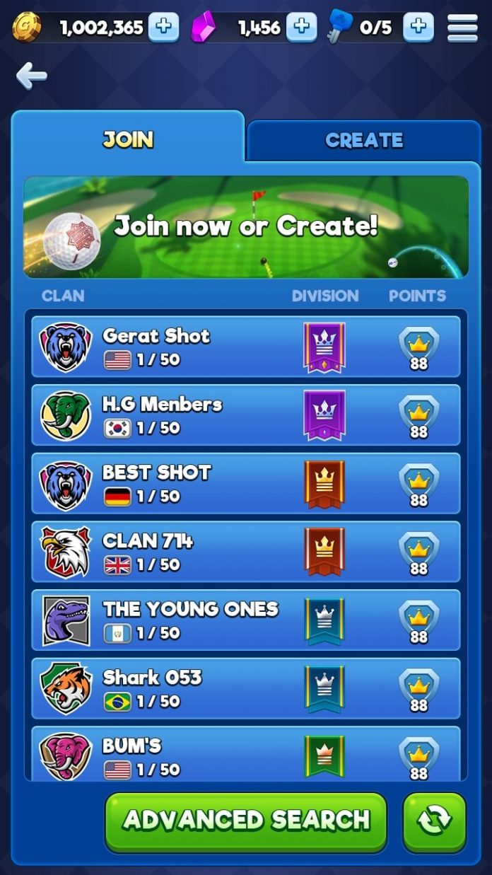Extreme Golf Brings in Clan System With a New Update Mobile Mode Gaming