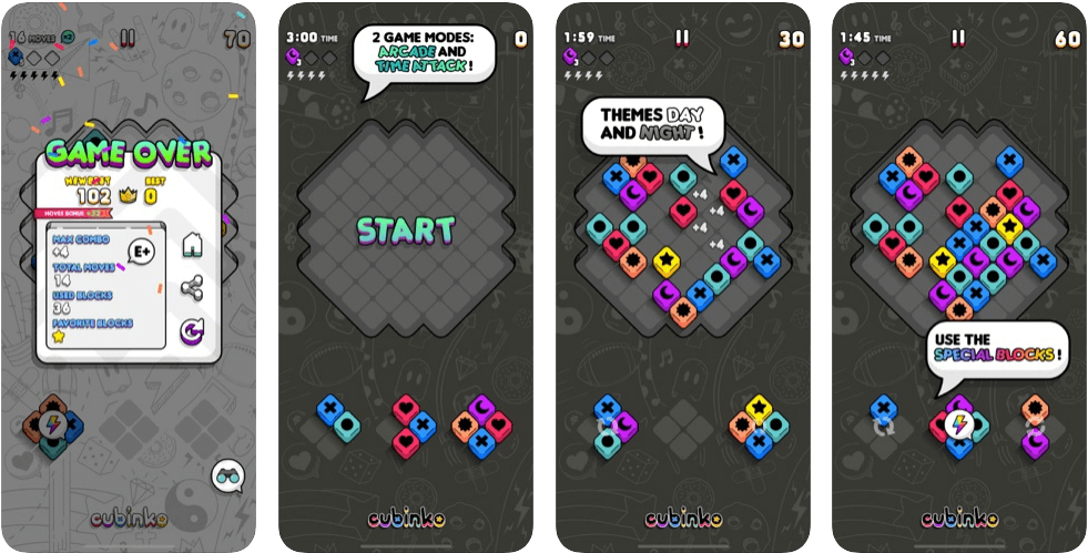 Cubinko Is An Upcoming Match-3 Puzzle Game For iOS Devices