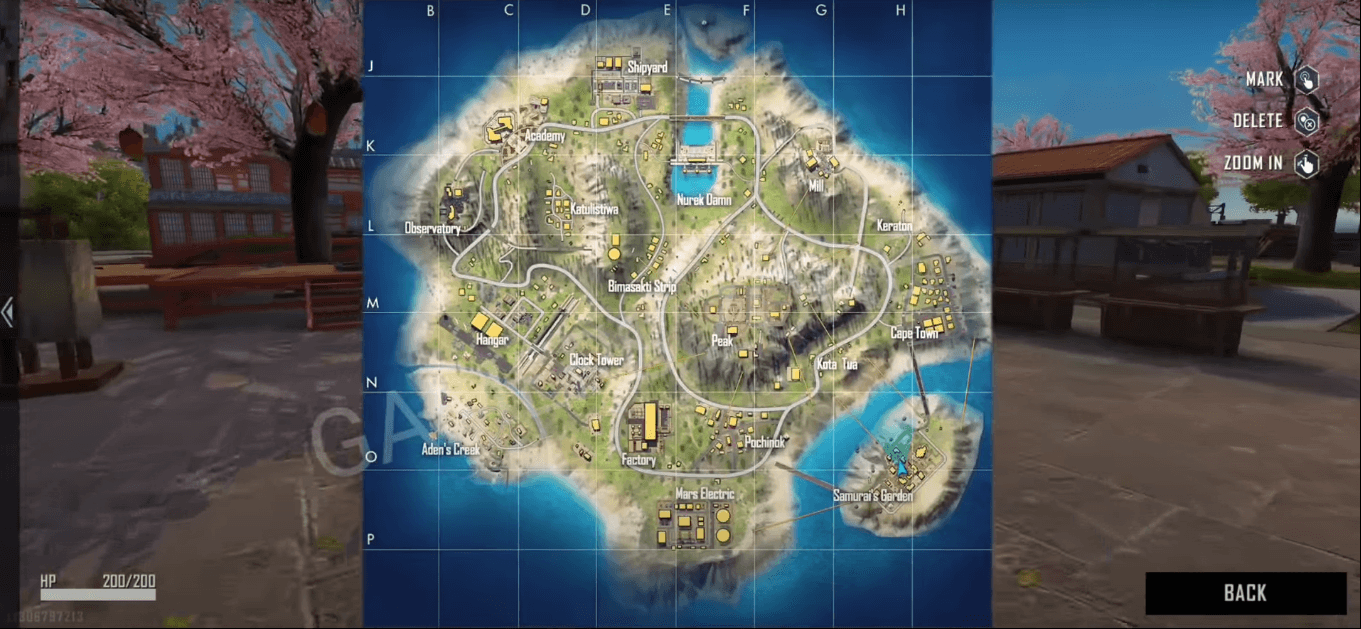 Карта фри фаер бермуды