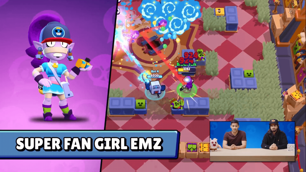 Brawl Stars Season 3 Starr Park Details New Brawler Colette New Skins Much More Mobile Mode Gaming - brawl stars emz pin png