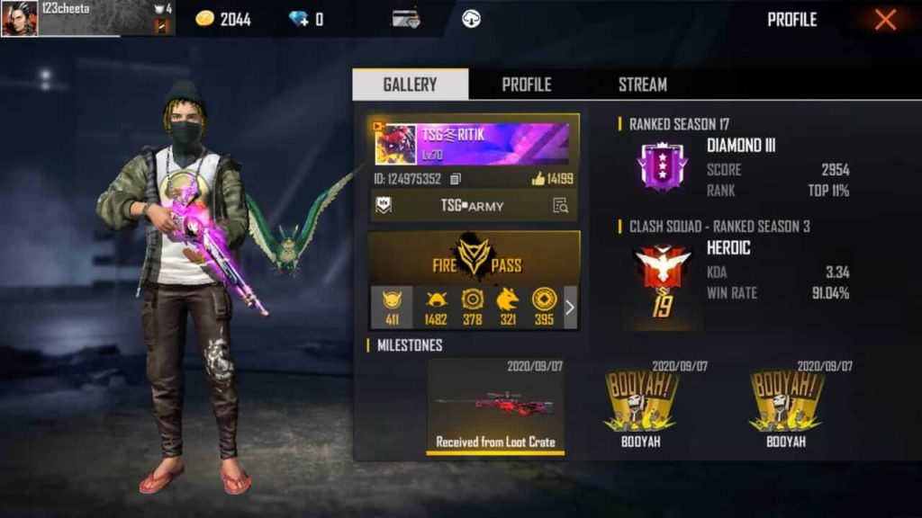 Top 5 Free Fire Players In World Their Alter Ego Mobile Mode Gaming