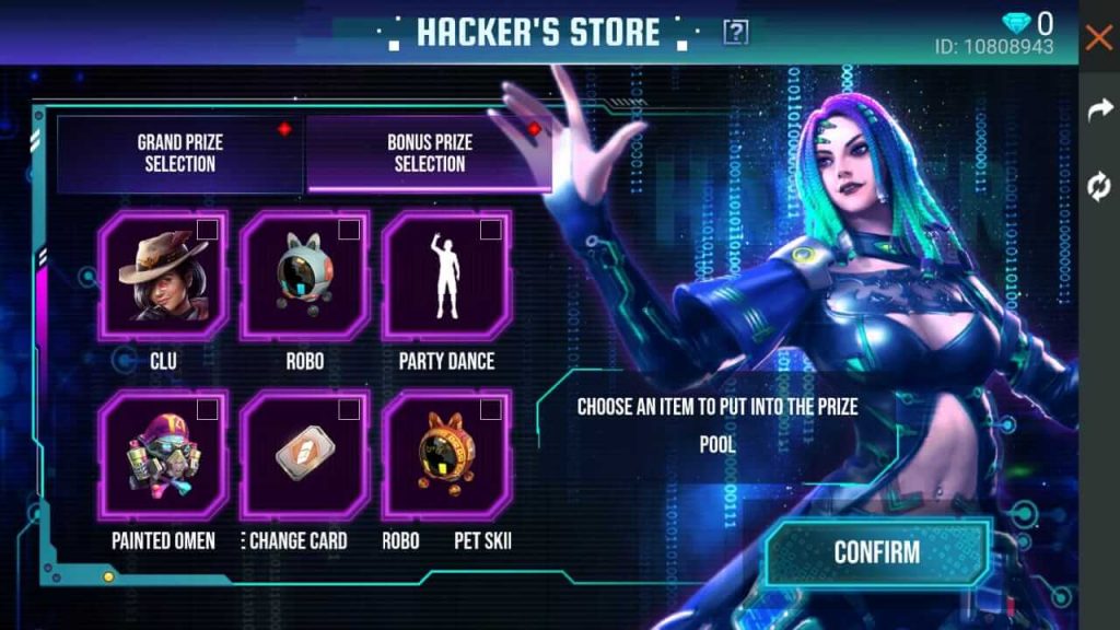 Free Fire October 2020 Hacker's Store: How To Spin & Win