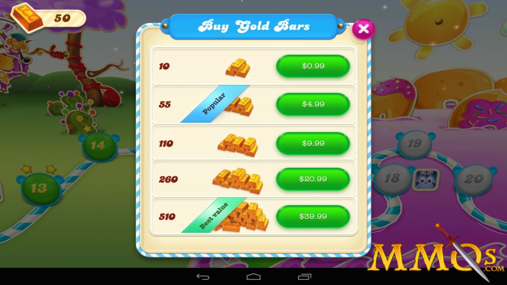 How do you get gold bars in Candy Crush without buying?