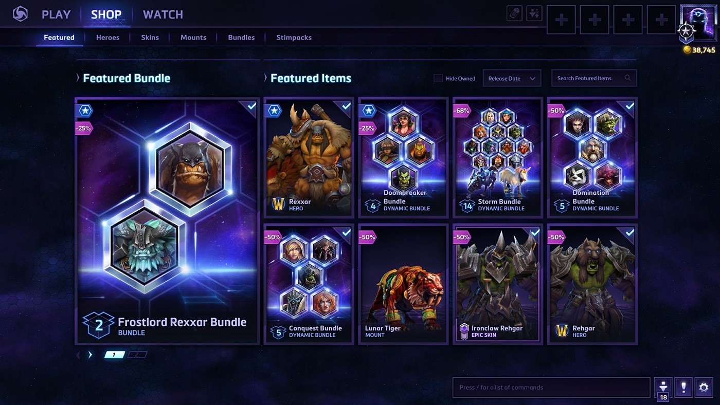 heroes of the storm gems