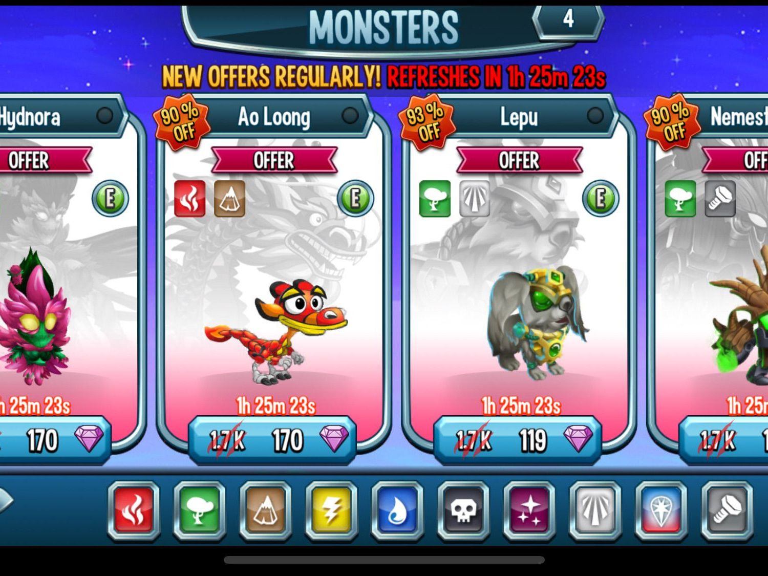 how to get diamond relics in monster legends