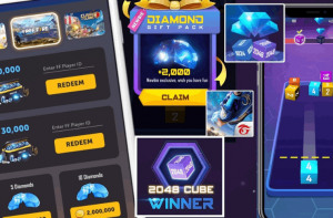 Earn Diamonds in 2048 Cube Winner
