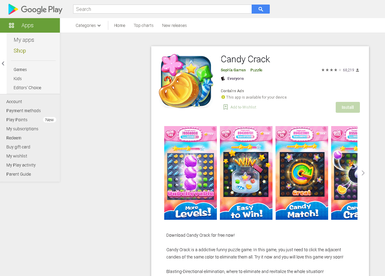 Candy Crack - How to Earn Coins